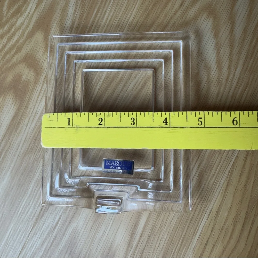 Marquis by Waterford Contempra Lead Crystal Photo Frame